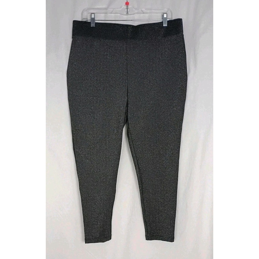LOFT Women's Gray Pull‎ On Leggings Party Cocktail Size XLP